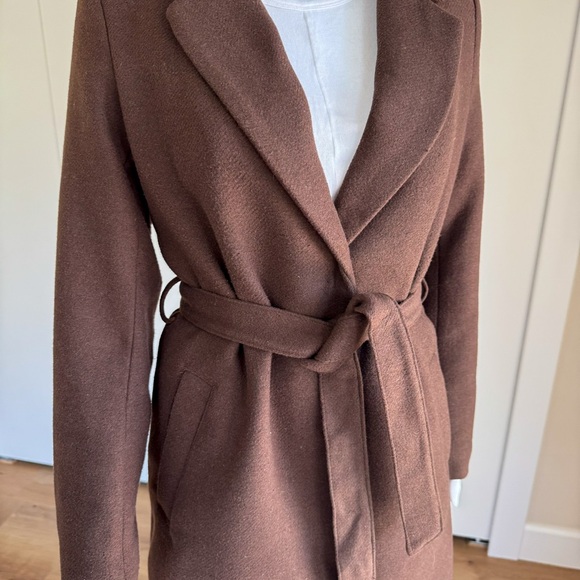 H&M Divided Brown Trench Coat with Belt - Picture 2 of 10